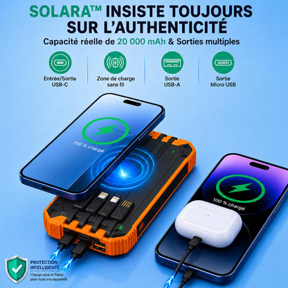 Batterie externe de secours SOLARA™