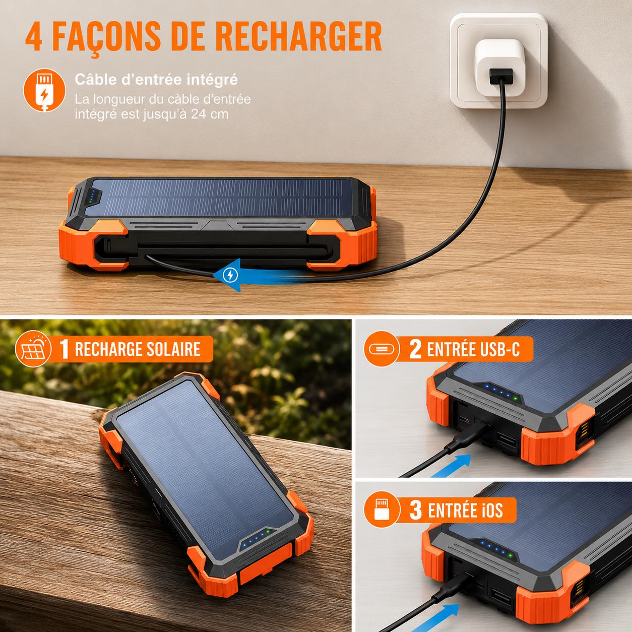 Batterie externe de secours SOLARA™