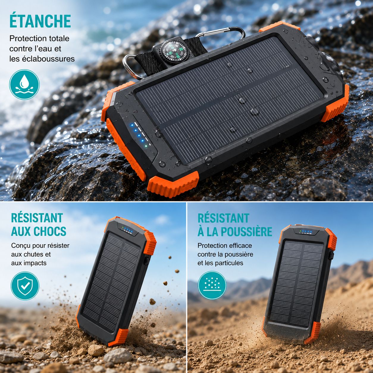 Batterie externe de secours SOLARA™