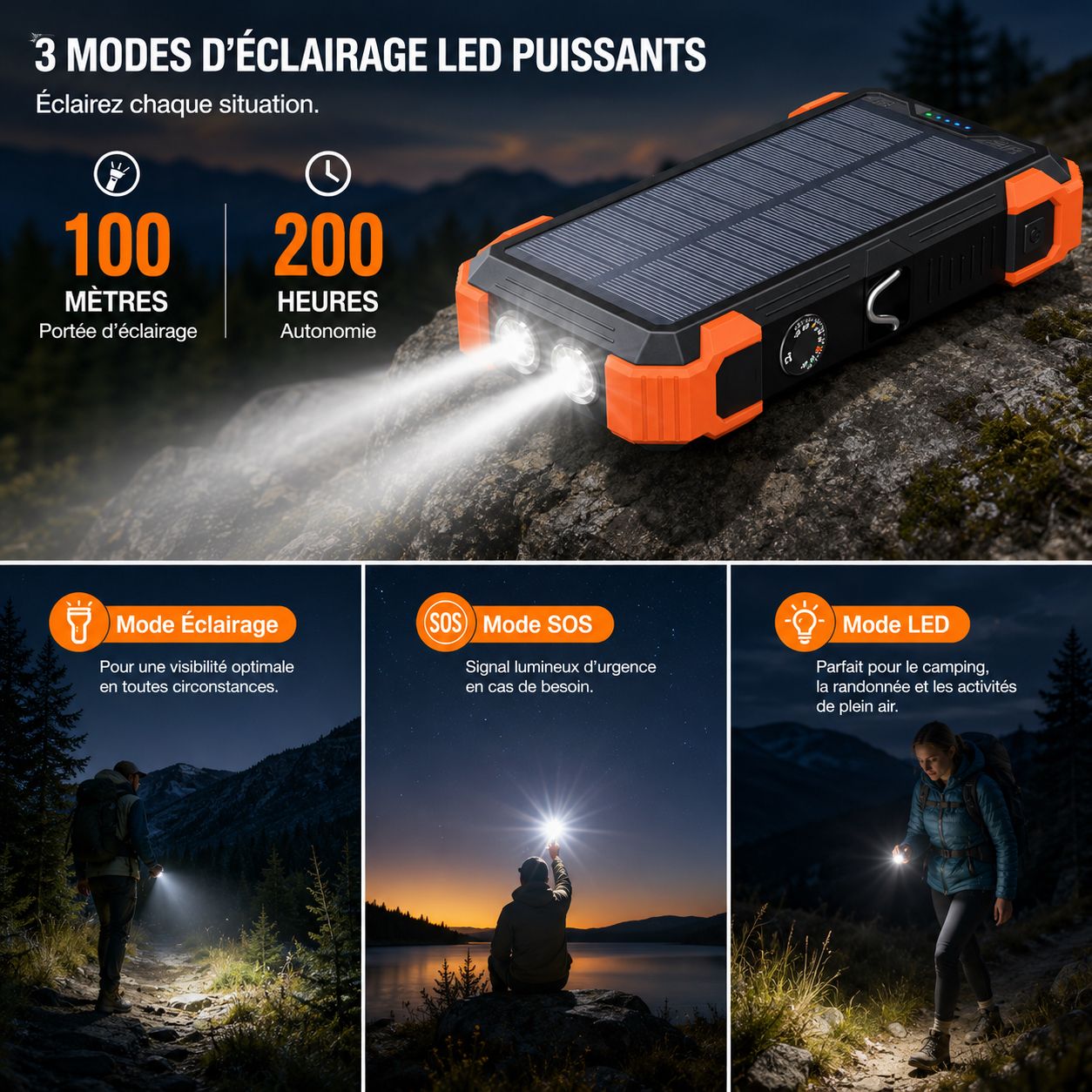 Batterie externe de secours SOLARA™